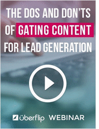 The Dos and Don'ts of Gating Content for Lead Generation