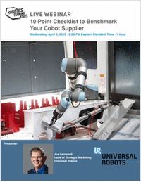 10 Point Checklist to Benchmark Your Cobot Supplier