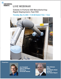 Cobots in Fortune 500 Manufacturing: Rapid Deployment, Fast ROI