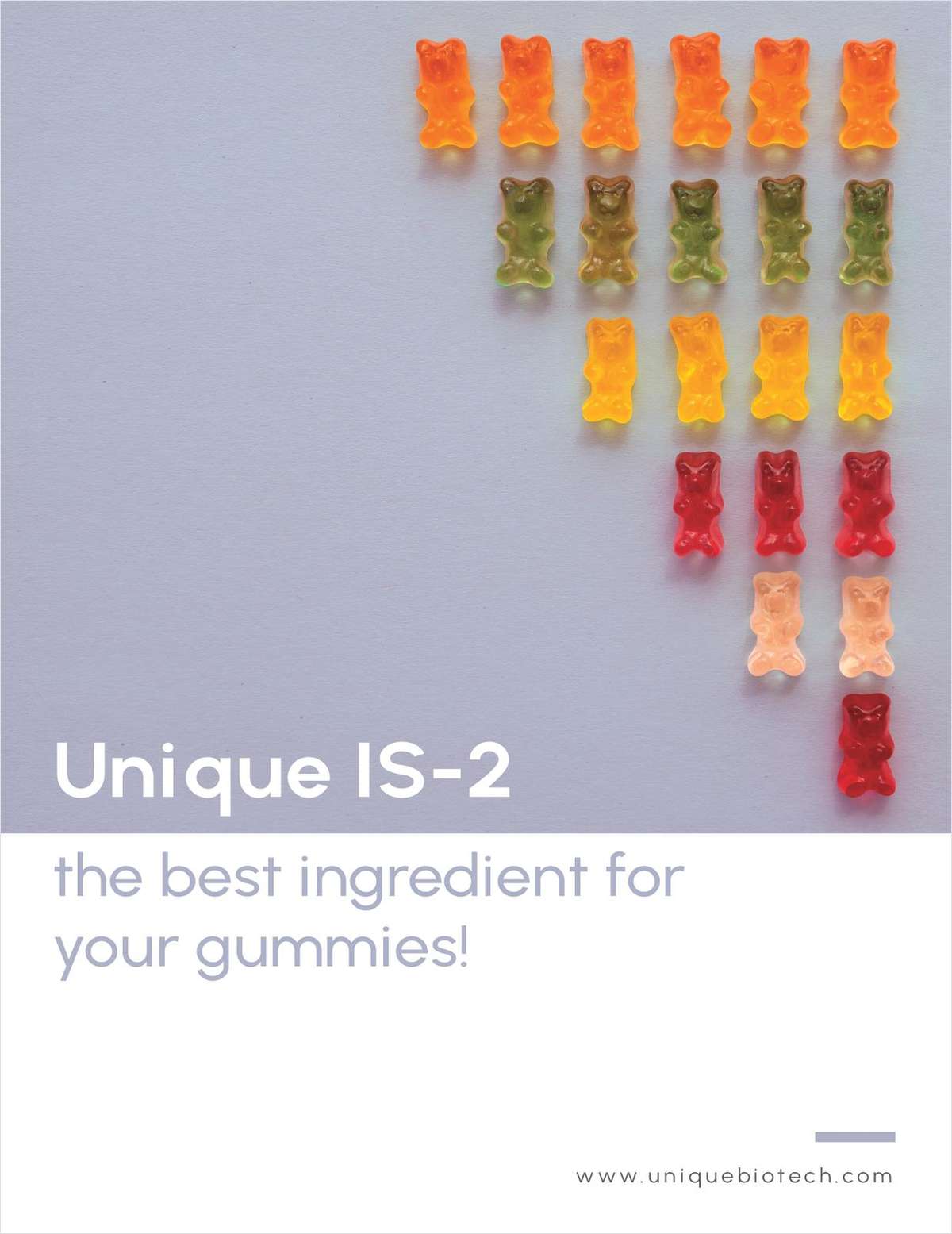 Unique IS2, the best ingredient for your gummies!