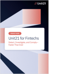 Unlock the Future of Risk & Compliance for Fintechs With Unit21
