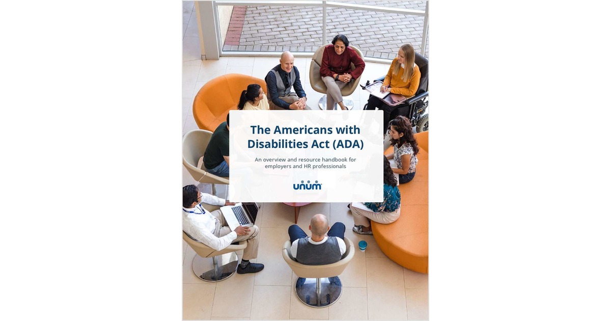 The ADA Handbook for HR Professionals