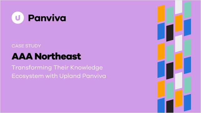 AAA Northeast Transforms Its Knowledge Ecosystem With Panviva