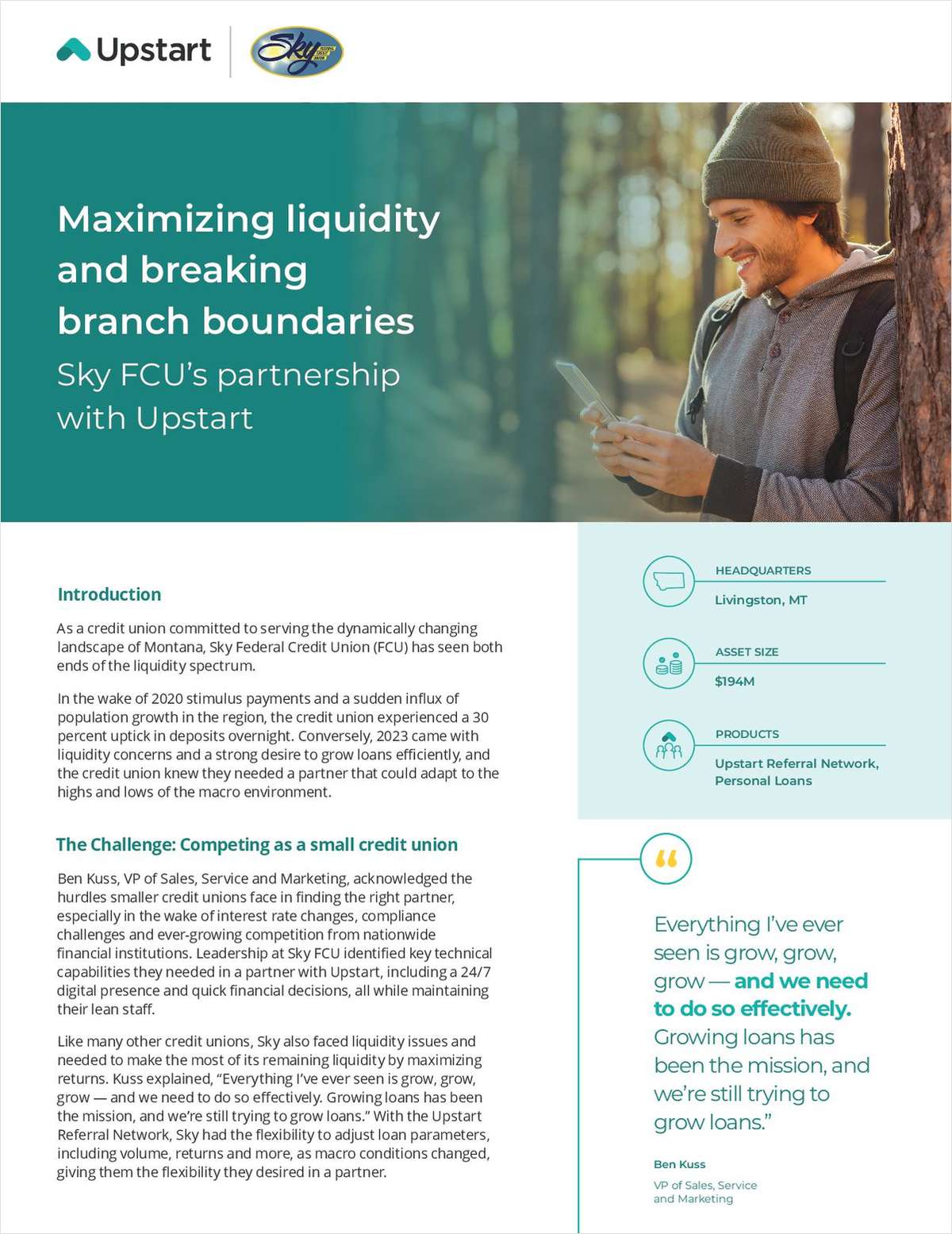 Maximizing Liquidity and Loan Growth: A Credit Union's Success Story