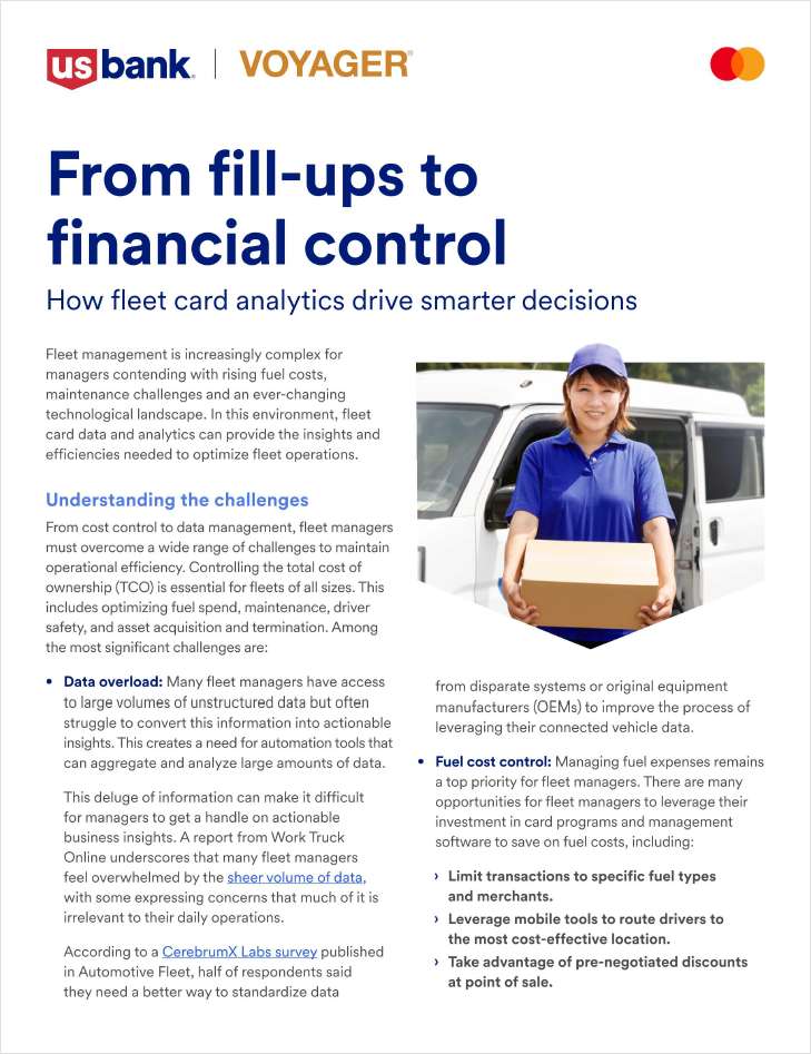 From Fill-Ups to Financial Control: How Fleet Card Analytics Drive Smarter Decisions