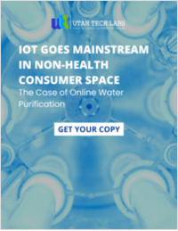 IoT Goes Mainstream In Non-Health Consumer Space: The Case of Online Water Purification