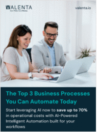 The Top 3 Business Processes You Can Automate Today