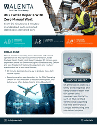 30� Faster Reports With Zero Manual Work