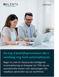 De top 3 bedrijfsprocessen die u vandaag nog kunt automatiseren