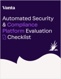 Automated Security & Compliance Platform Evaluation Checklist