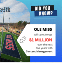The University of Mississippi Modernizes Content Management