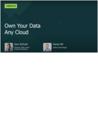 Own Your Data. Any Cloud: Best Practices for Hybrid Cloud Backup