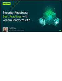 Security Readiness Best Practices with Veeam Platform v12