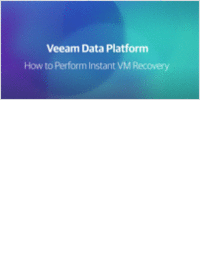 Veeam Data Platform: VM Backup and Instant Recovery Demo