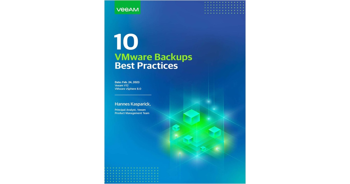 10 VMware Backups Best Practices Free White Paper - Vimarsana News