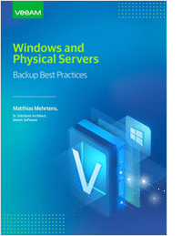 Windows and Physical Servers Backup Best Practices