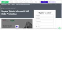 Buyers' Guide Microsoft 365 Data Protection