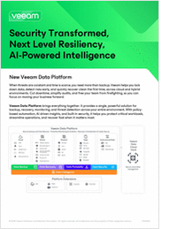 Security Transformed, Next Level Resiliency, AI-Powered Intelligence