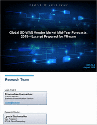 Global SD-WAN Vendor Market Mid-Year Forecasts