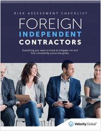 Foreign Independent Contractors: Risk Assessment Checklist