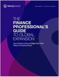 The Finance Professional's Guide to Global Expansion