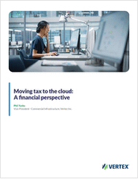 Moving Tax to the Cloud: A Financial Perspective