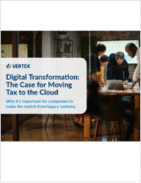 Digital Transformation: The Case for Moving Tax to the Cloud