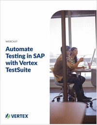 Automate Testing in SAP with Vertex TestSuite