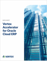 Vertex Accelerator for Oracle Cloud ERP Data Sheet