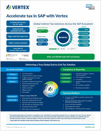 Accelerate Tax in SAP with Vertex