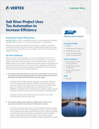 Salt River Project: Mastering Tax Technology Transformation with SAP and Vertex Solutions