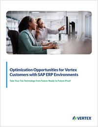Optimization Opportunities for Vertex Customers with SAP ERP Environments