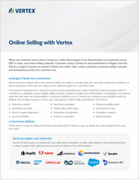 Online Selling with Vertex