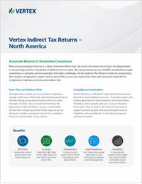 Vertex Indirect Tax Returns- North America