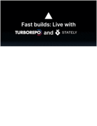 Faster Builds with Turborepo and Stately
