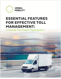 Essential Features for Effective Toll Management: A Guide for Fleet Operators