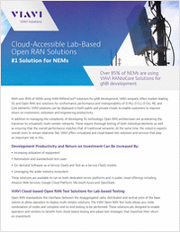 Cloud-Accessible Lab-Based Open RAN Solutions