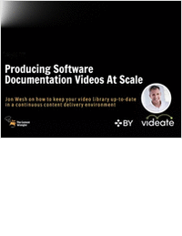 Producing Software Documentation Videos at Scale