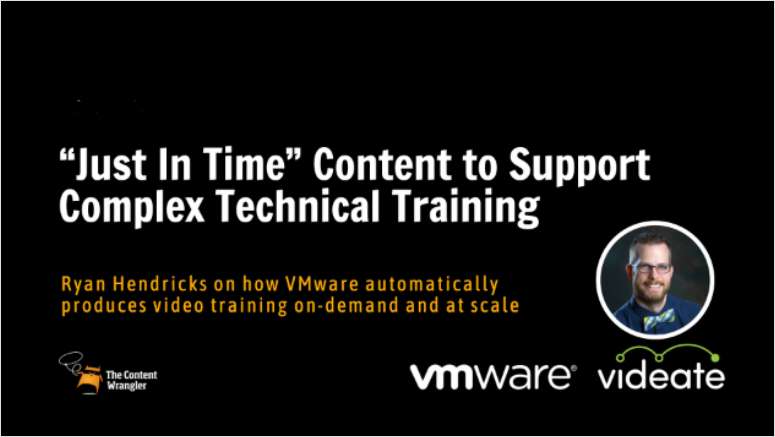 Just-In-Time Content to Support Complex Technical Training