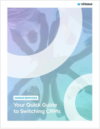 Human Services Quick Guide CRM Checklist