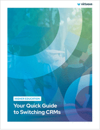 Higher Ed Quick Guide CRM Checklist