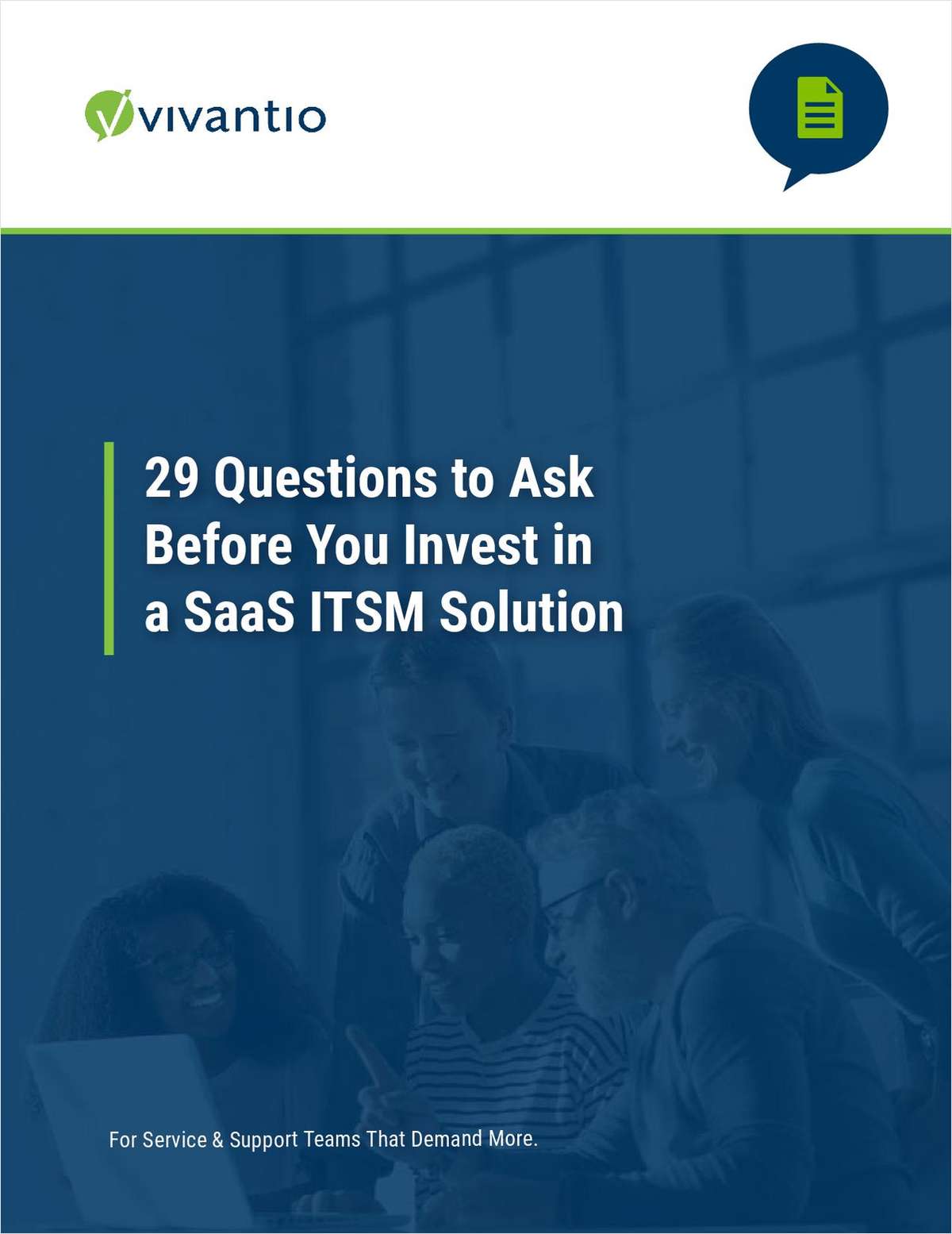 29 Questions to Ask Before You Invest in a SaaS ITSM Solution