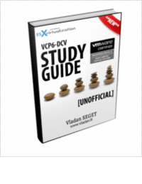 VCP6-DCV Study Guide