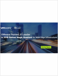 Gartner Magic Quadrant 2018 WAN Edge Infrastructure