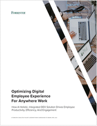 Optimizing Digital Employee Experience for Anywhere Work