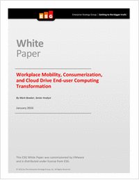 Workplace Mobility, Consumerization, and Cloud Drive End-user Computing Transformation