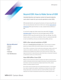 Beyond EDR: How to Make Sense of XDR