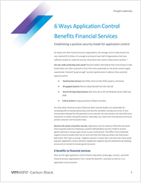 Infographic: Six Benefits of App Control Finserv