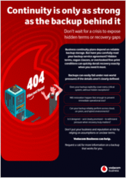 Your backup is signed off--but what about the fine print?