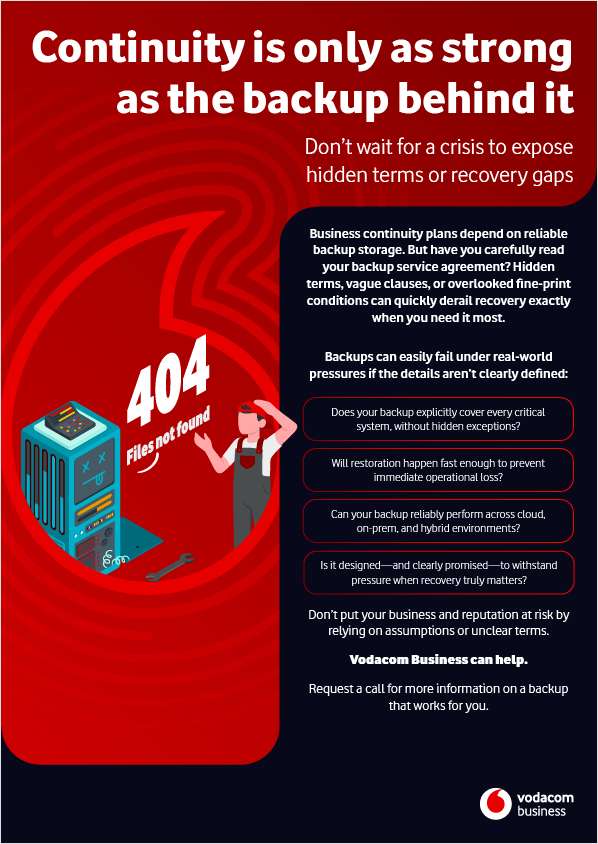 Your backup is signed off--but what about the fine print?